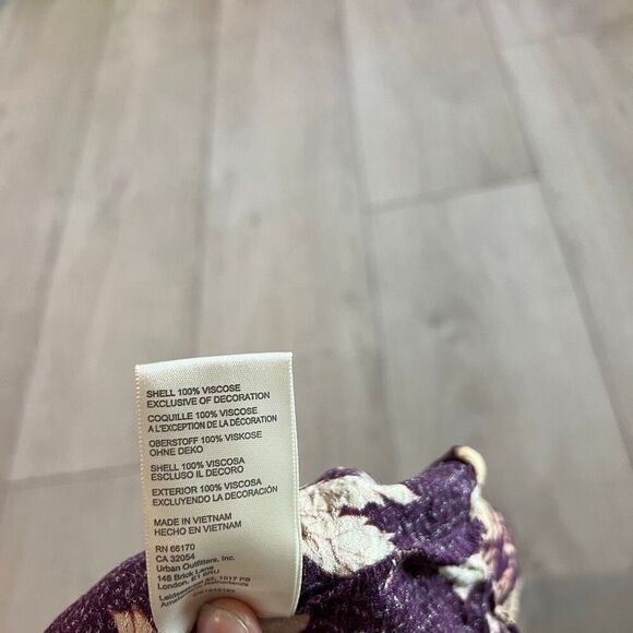 Free People | Odette Floral Long Sleeve Tunic size m - Picture 7 of 10